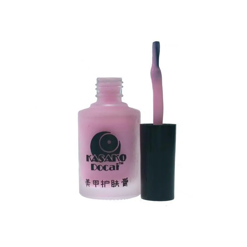 Purple LNRRABC распродажа 1 шт. 15 мл модные популярные 7 цветов защита для кожи отклеить лак для ногтей легко очистить крем от кутикул - Цвет: Purple