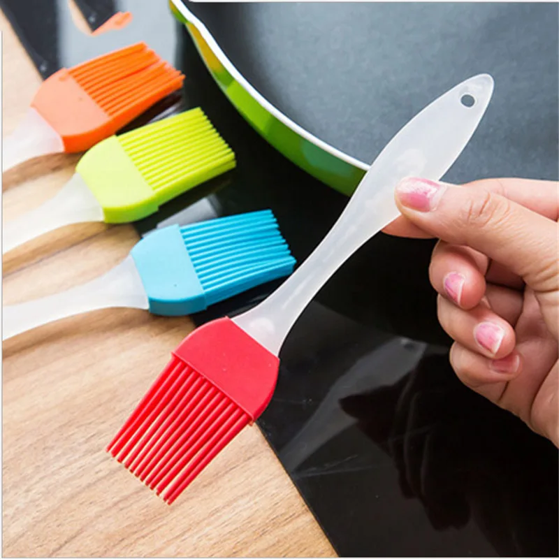 

10pcs Kitchen Gadgets Silicone Oil Brush Bakeware BBQ Brush Pastry Bread Oil Cream Brush for Kitchen Accessories Basting Tools