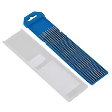 15 шт. 2% Церием WC20 серебристый и серый wig-сварочная Вольфрам электрода в случае(2,0x150 мм