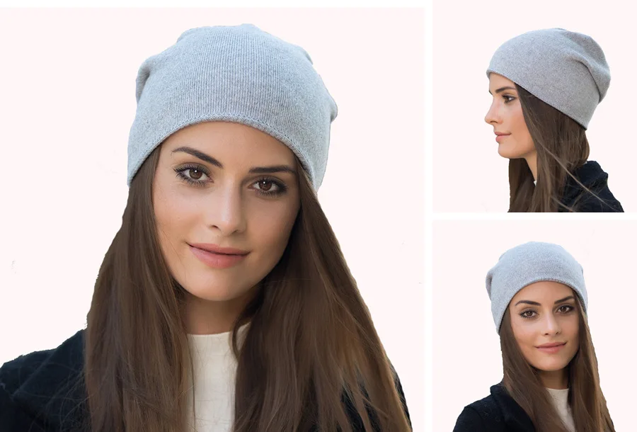 New Factory Direct Knitted Wool Caps Female Skullies Beanies Thick Casual Winter Warm Hats for Women's Hat (2)