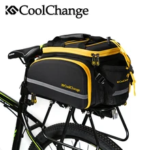 CoolChange Waterproof Bicycle Bag 35L Multifunction Portable Cycling Rear Seat Tail Bag Bike Bag Shoulder Handbag Accessories