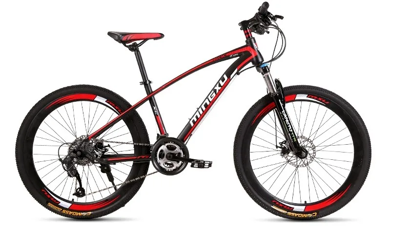 Горный велосипед высокоуглеродистая стальная рама 21-speed 26-Inch 30-Spoke Wheel Adult Cross-Country