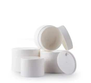 

2017 New 200pcs 100G White bottle cream box packing box make-up box cream packing bottle
