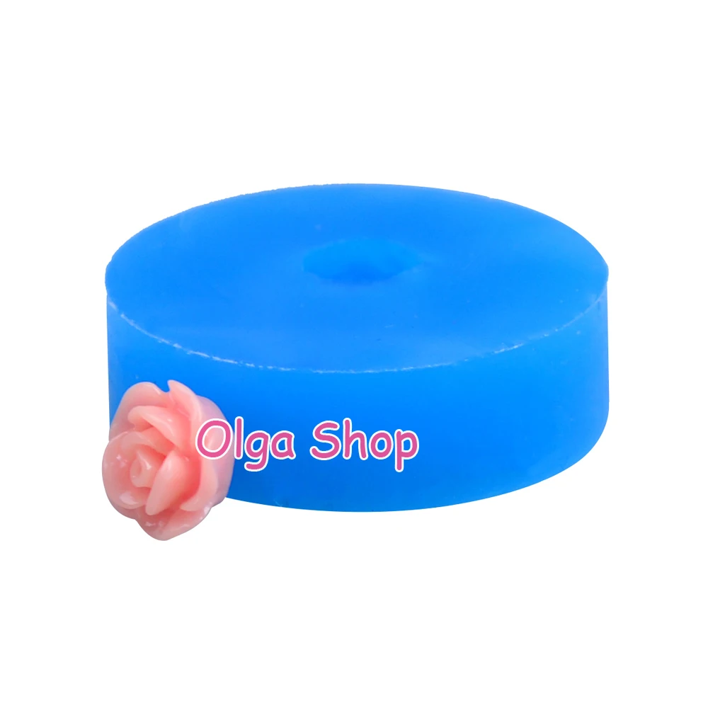 HYL098 6,9 мм крошечная силиконовая форма в виде цветка розы-Miniaturesweet украшения торта кекс Топпер кукольный домик Полимерная глина ювелирные изделия