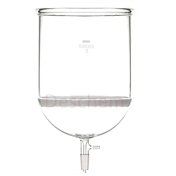 

5000ml,24/40,Glass Buchner Funnel,5L,3# Sand Core Filter,Vacuum Hose Adapter,Lab Glassware