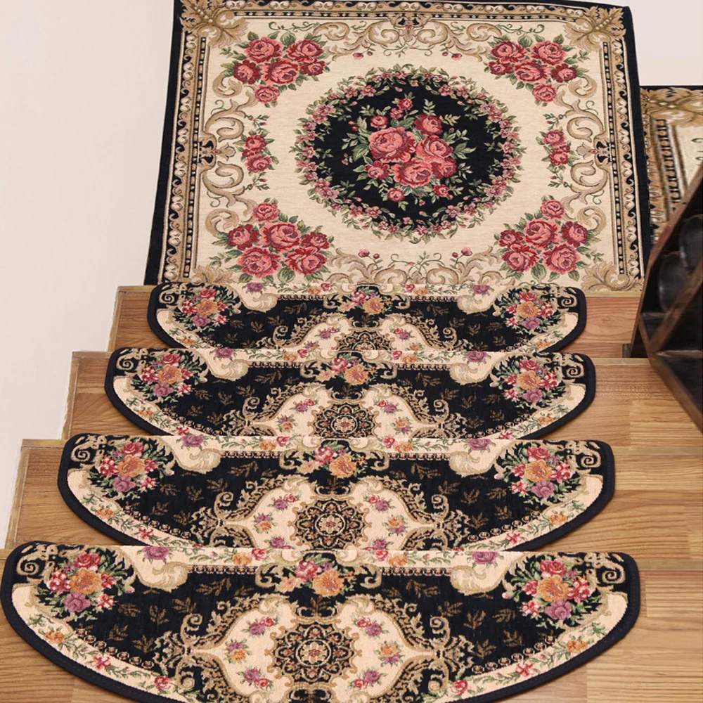 Европейский ковер для лестницы протекторный коврик ступенька лестница напольный коврик Защитная Крышка колодки