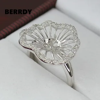 

Fashion Pearl Ring Mountings, Ring Findings, Ring Jewelry Parts Fittings Charm Accessories Silver Jewellery