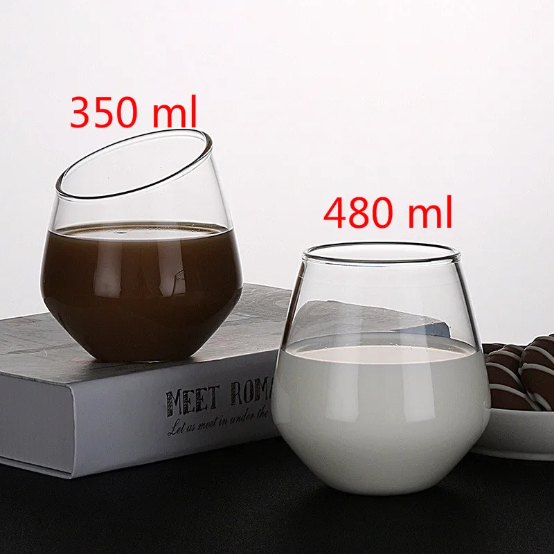 

Breakable PCTG Red Wine Cup with Crushing Resistant Plastics and Reusable Transparent Flat/Sloping Fruit Juice Beer Cup.