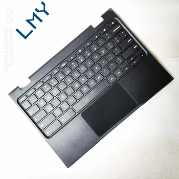 

Brand new original US Keyboard for LENOVO CHROMEBOOK N24 100E laptop palmrest assembly /w touchpad and US keyboard Black