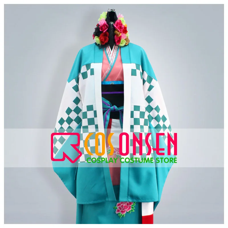 Косплей ONSEN Ao no Exorcist Shiemi Moriyama Костюм Кимоно все размеры | Тематическая одежда и