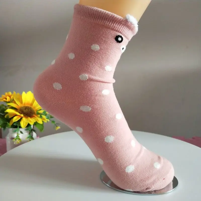 

IOLPR Harajuku Women Funny Socks Women Socks Cotton Women Cartoon Pattern Animal Socks Warm Winter Cute Art Christmas Sox