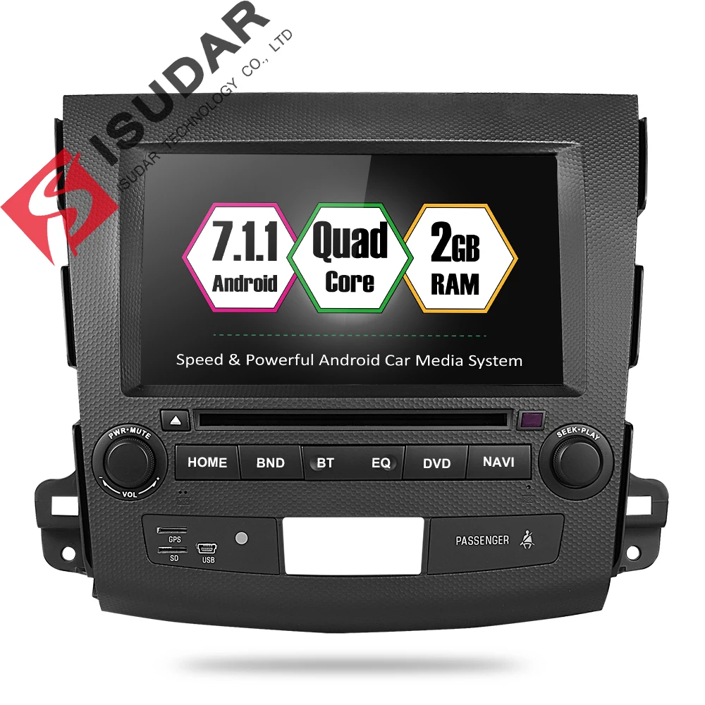 

Isudar Car Multimedia player 2 din Auto DVD android 7.1.1 8 Inch For MITSUBISHI/OUTLANDER Quad Core 2G RAM Radio 4G GPS GLONASS