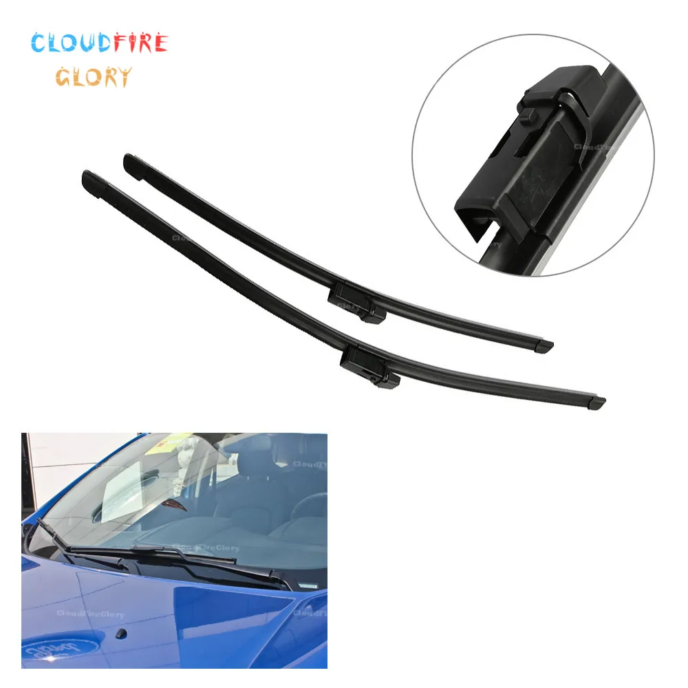CloudFireGlory 2 pcs Black New 22''+18'' Front Rain Window Wiper Blade