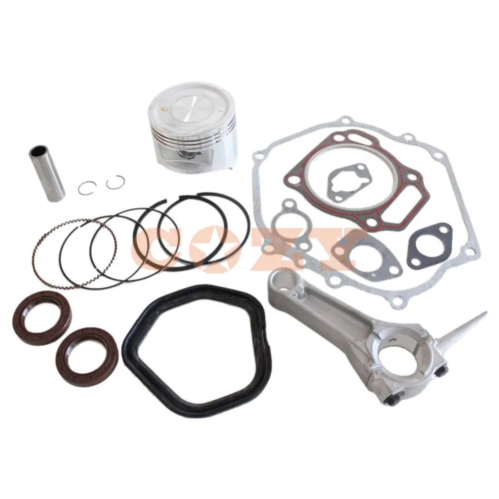 Piston Kits Connecting Rod Full Gaskets Crankcase Seal For Honda Gx390