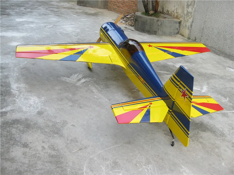 Дерево RC Fixed Wing самолет с газовым двигателем 88.9in/2260mm SU 26 50cc 3D воздушная деревянная