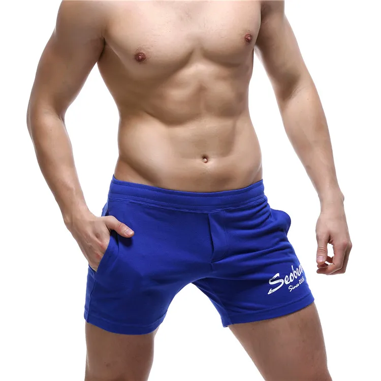 Бренд SEOBEAN Mens низкая посадка спортивные мягкий Бег Training Короткие штаны Размеры M, L, XL