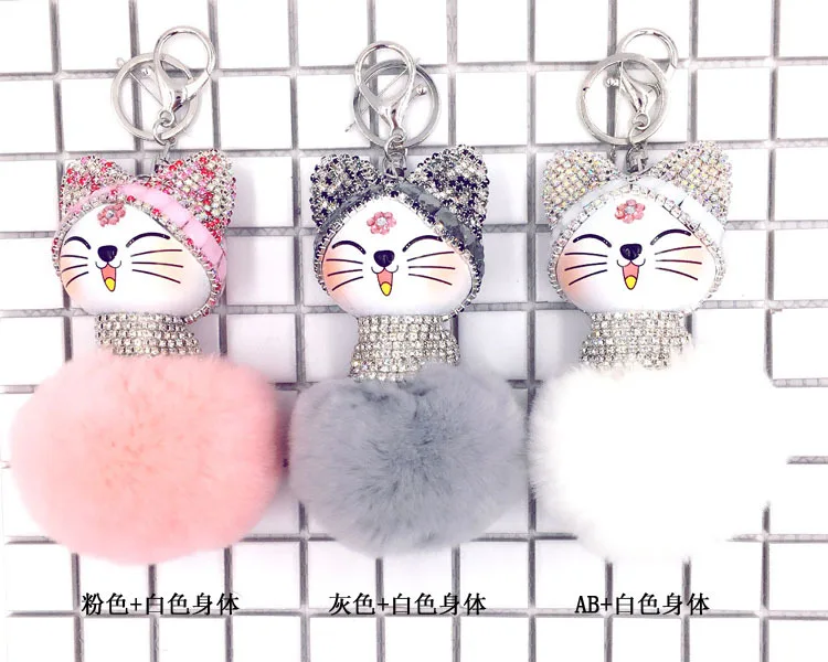 Брелок Maneki Neko Lucky Cat Fat CKey металлическая цепочка для ключей брелок меховое кольцо