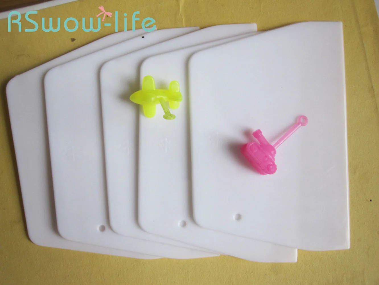 

5 Pcs High Quality Baking Tool DIY Cream Scraper Cake Mold Tools Smooth Dough Baking Pastry For Kitchen Tools Cake Scraper