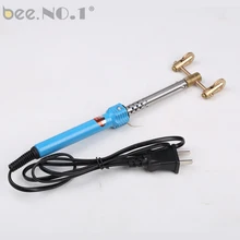 BEE. No.1 1 шт. пчеловодство инструмент двойной ролик электрический Catgut встраивания устройства синий пластик медь пчеловодство оборудование