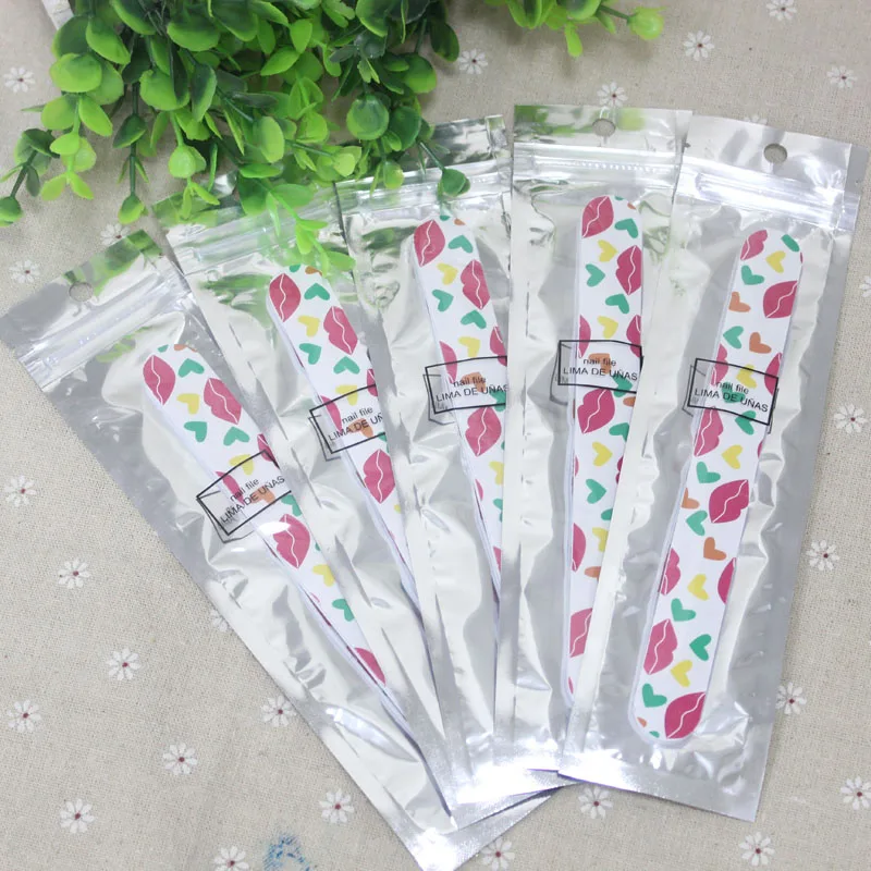 

Disposable Salon Sandpaper Emery Board Nail Files Buffer Double Side Sanding Foam Essential Nail Art Tools Manicure Pedicure