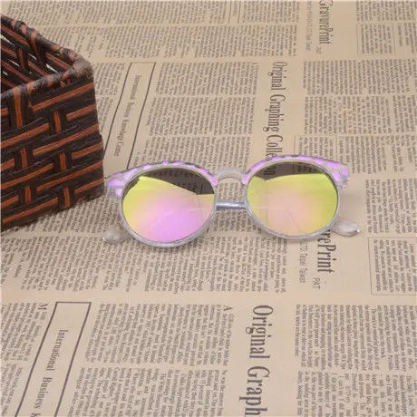 Латаша высокое качество детские солнцезащитные очки Брендовые детские очки для девочек детские очки UV400 очки прозрачные розовые солнцезащитные очки - Цвет линз: L31-2