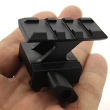 Пикатинни для Красный точка зрения Охота высокий стояк рельс кронштейн для прицела Крепление подходит 20 мм