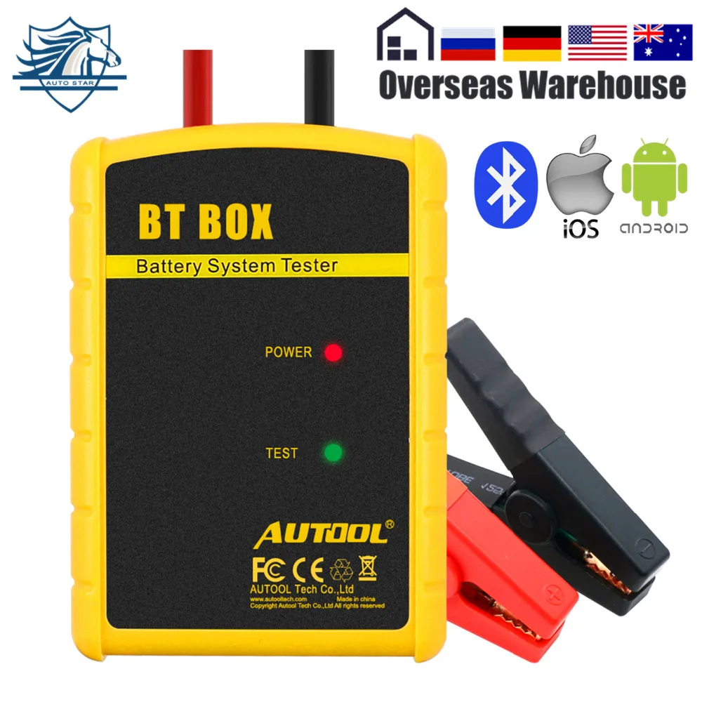 BT Box Автомобильный аккумулятор тестовый er 12 в цифровой анализатор автомобильные
