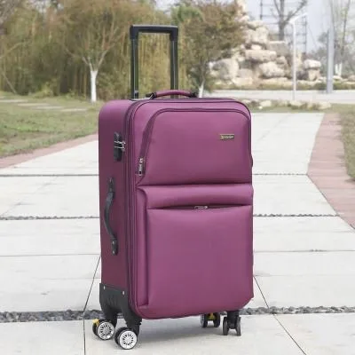 Чехол на колесиках из ткани Оксфорд, универсальный чехол для путешествий на колесах, багаж большой емкости, студенческий пароль, 2" портативный чемодан-интернат