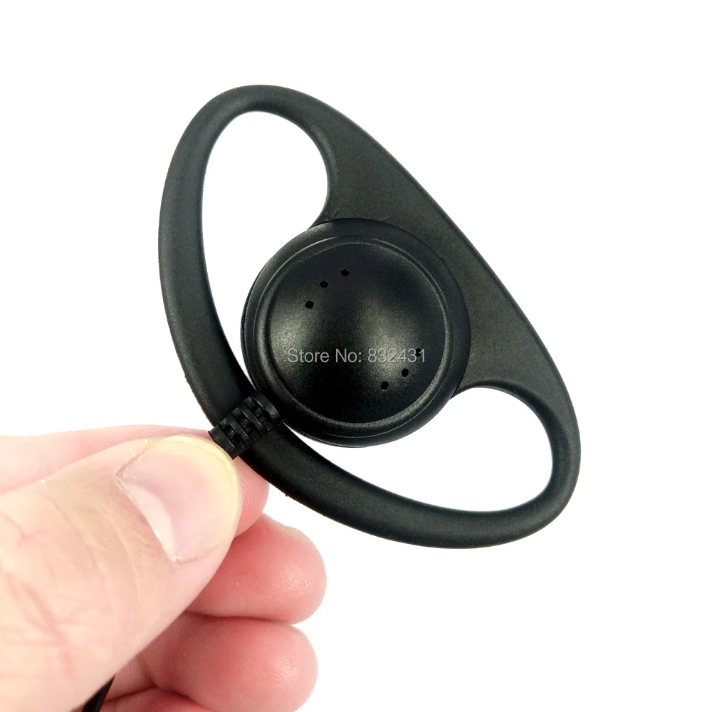 10 Pieces 3.5mm D Shape Listen Only Headset 5