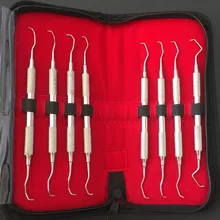 Стоматологические кюреты Грейси набор из 8 пародонтальный скалер из нержавеющей стали CE