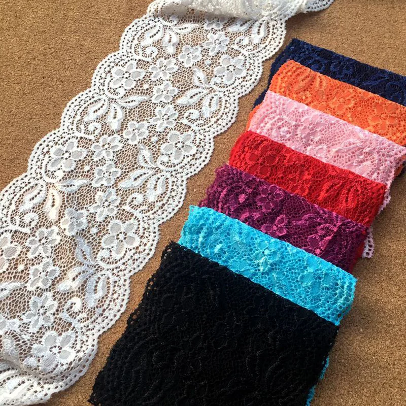 5yard Scalloped Nylon Stretch Elastic Lace Trim For Diy Clothing