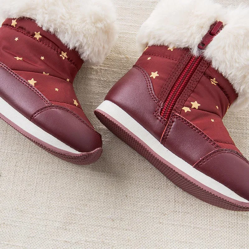 Dave Bella/сезон осень-зима; зимние ботинки для девочек; модные ботинки; Брендовая обувь; DB5536