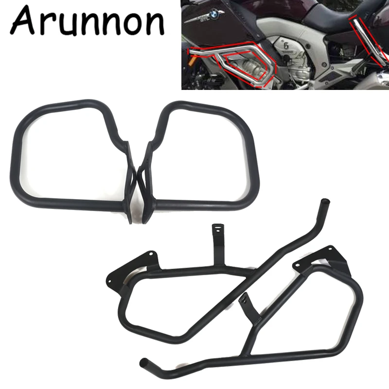 

Motorcycle Highway Engine Guard Crash Protection Bar Side Box Protective Frame Bumper For BMW K1600GTL K1600 GTL GT 2011-2014