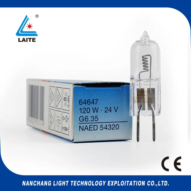 original 64647 24v120w ger halogen lamp naed 54320 g6 35 jc 24v 120w