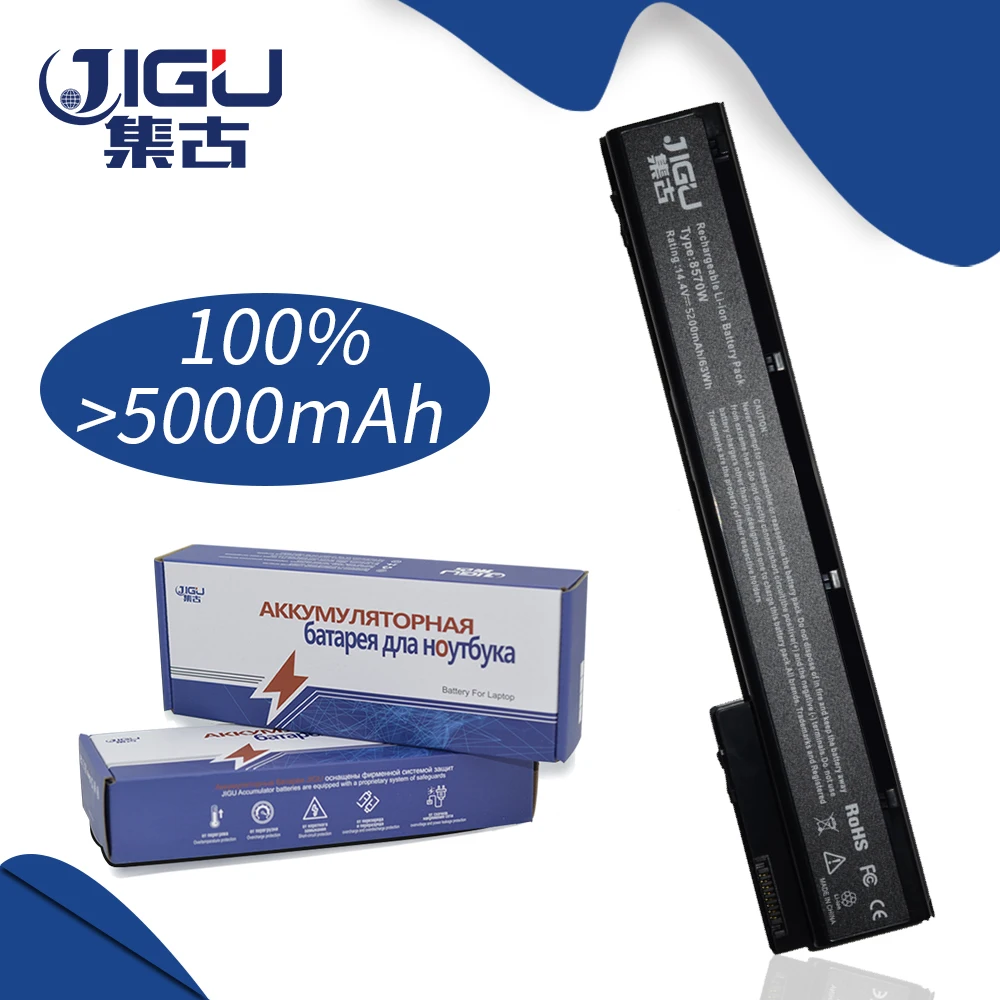 Аккумуляторная батарея JIGU для ноутбука HP EliteBook 8560w 8760w VH08 HSTNN IB2P LB2P LB2Q F10C 632425 001|battery