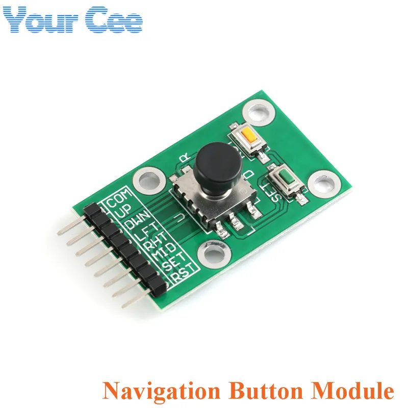 KOOBOOK 2Pcs 5-Channel Five Direction Navigation Button Module 5D Rocker Joystick Independent Keyboard For Arduino MCU