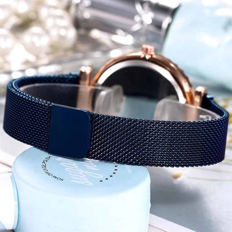 Women Watch Luxury Rinnady Watches Women Starry Sky Quartz Wristwatch Leather Rhinestone Ladies Clock Relogio Feminino Women Watch Luxury Rinnady Watches Women Starry Sky Quartz Wristwatch Leather Rhinestone Ladies Clock Relogio Feminino