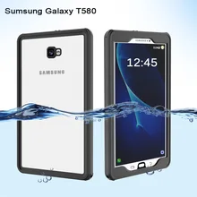 IP68 Водонепроницаемый чехол для samsung Galaxy Tab A T580 10,1 чехол s прозрачный противоударный чехол для дайвинга и плавания T580
