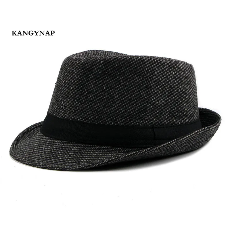 

[KAGYNAP] Retro England Gentleman Style Caps Casquette Fashion Dad Hat Casual Summer Hats For Men jazz Hat Free shipping