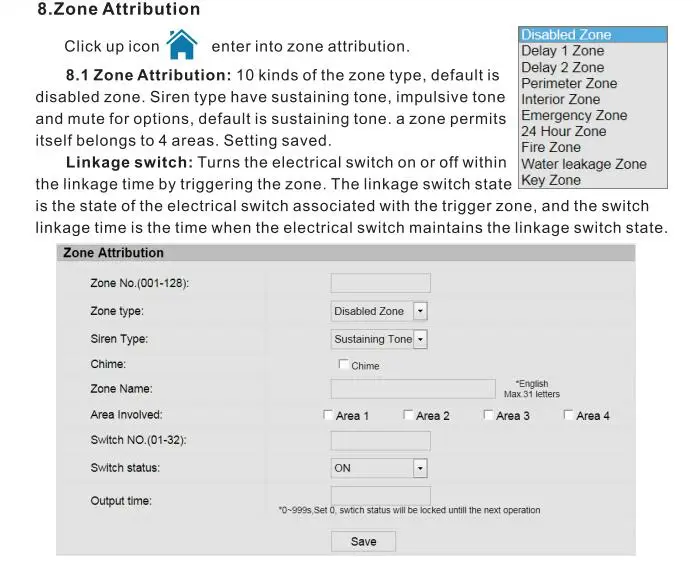 zone attribution