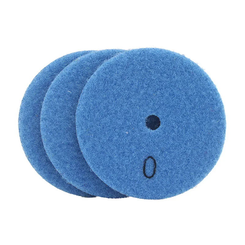 10Pieces/lot 3inch 80mm Flexible Diamond Dry Polishing Pads 0 5 For
