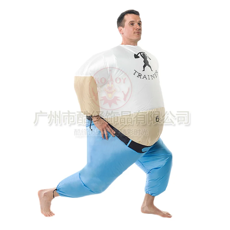 

NEW Adult Mens Womens OSFM Inflatable PERSONAL TRAINER Halloween Costume Blow Up