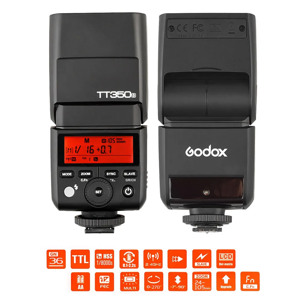Godox A1 телефон Вспышка Speedlite с Godox TT350S Speedlite держатель телефона мини штатив чистящая ткань для iPhone 6s/7 s plus Горячая