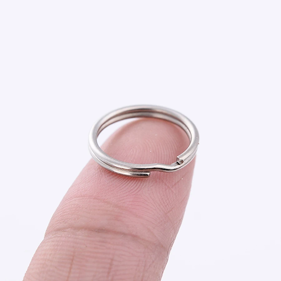

50PCS Keyrings Diameter 15MM Key Ring Chain Holder llaveros EDC Outdoor Camping Tool Personality Key Accessories Wholesale J045