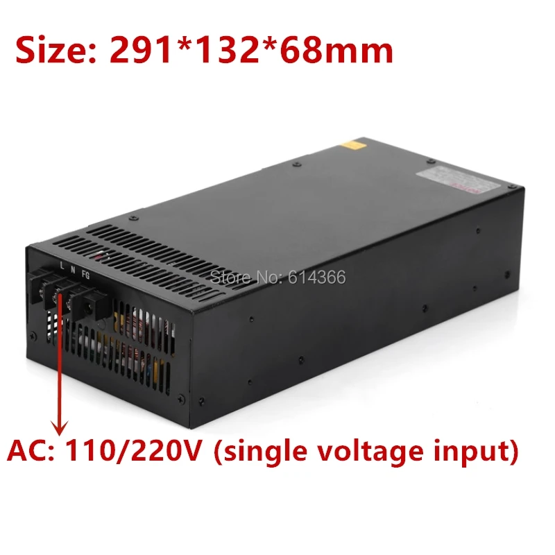 DC 12V 13 5 V 15V 24V 27V 30V 36V 48V 60V 68V 110V 1000w 1200W импульсный источник питания трансформатор AC