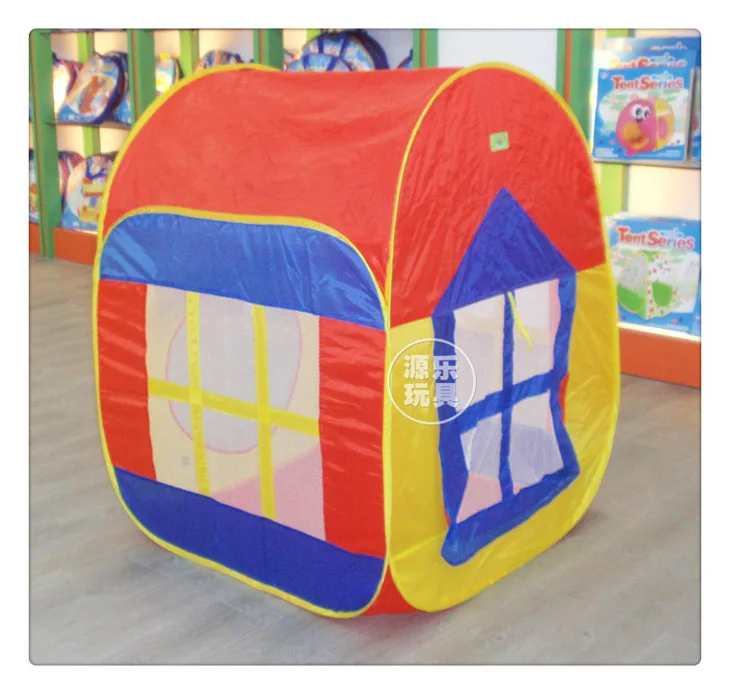 Ultralarge детская игровая палатка Складной Игровой домик с 2 дверями детский подарок на день рождения Водонепроницаемый Открытый Крытый игровой домик