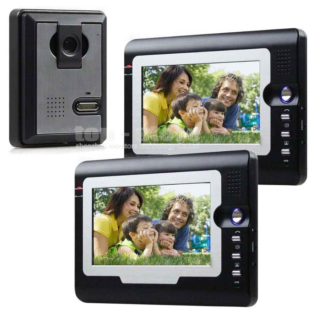 

DIYSECUR Wholesale 7 inch TFT Color LCD Display Video Door Phone Visual Intercom Doorbell Hands Free IR Night Vision SY810MA12
