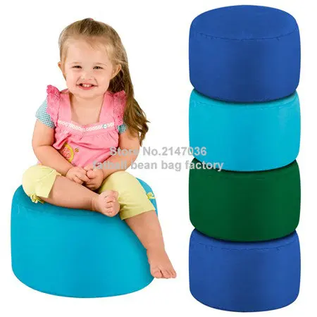 Green tea holder Foot Stool Bean Bag Round Stool Ottoman