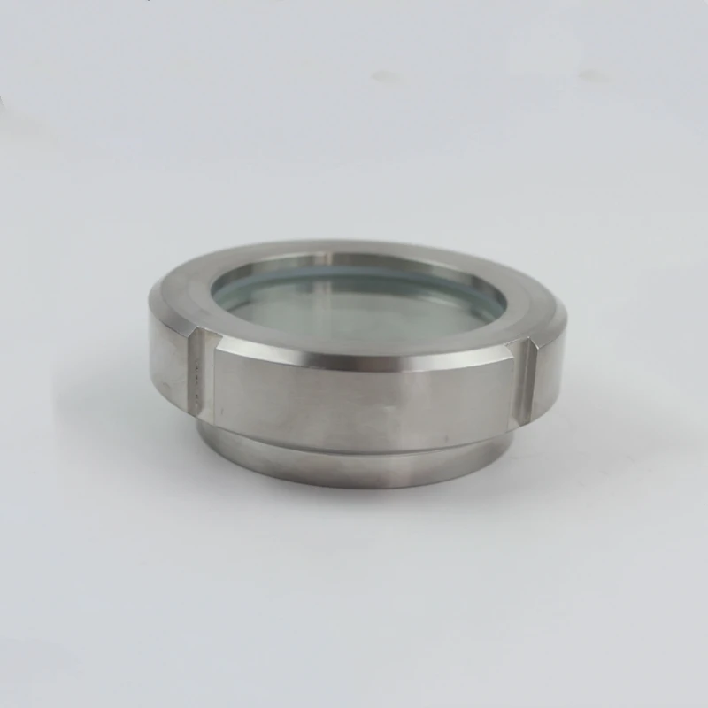 

1pc Sanitary 304 Stainless Steel joints Sight Glass Observation Port Live View Mirror Pipe Fittings