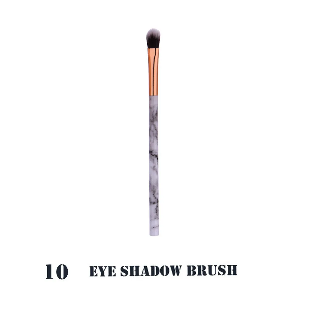 501 New Fashion Marble Makeup Brush Set Professional Face Eye Shadow Eyeliner Foundation Makeup Brushes Tool Freeship